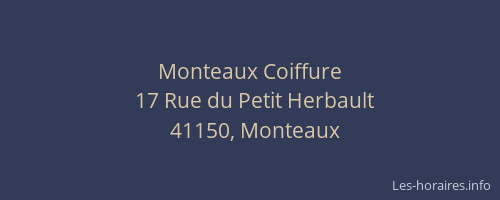 Monteaux Coiffure