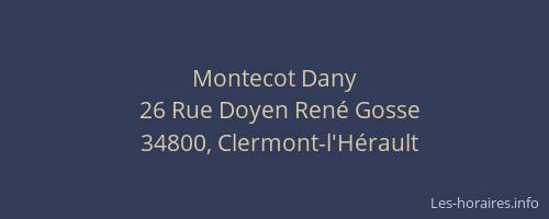 Montecot Dany