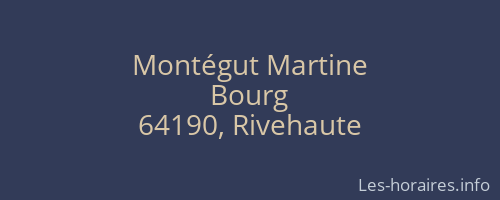 Montégut Martine