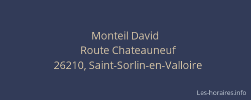 Monteil David