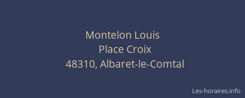 Montelon Louis