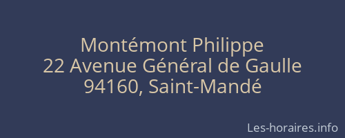 Montémont Philippe