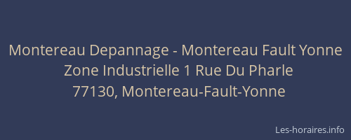 Montereau Depannage - Montereau Fault Yonne