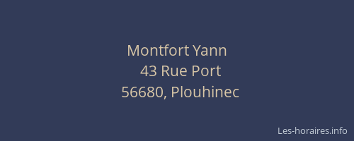 Montfort Yann