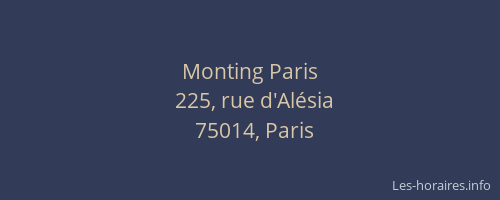 Monting Paris