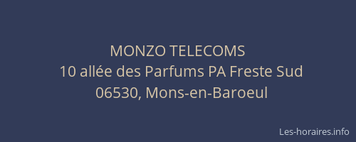 MONZO TELECOMS