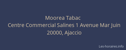 Moorea Tabac