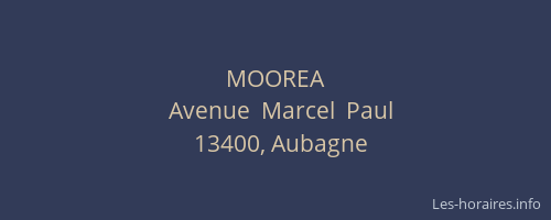 MOOREA