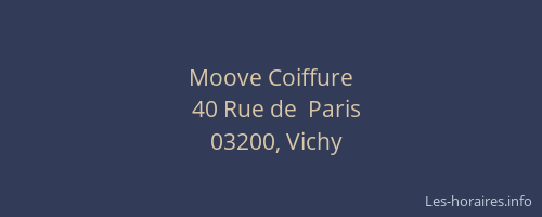 Moove Coiffure