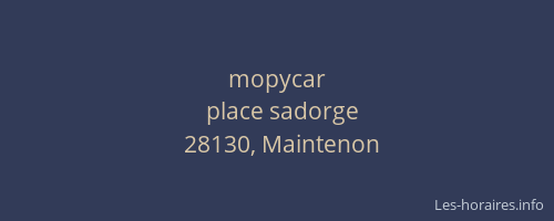 mopycar