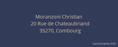 Moranzoni Christian