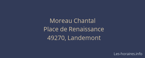 Moreau Chantal
