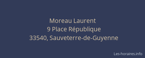 Moreau Laurent