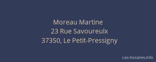 Moreau Martine