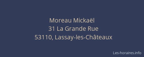 Moreau Mickaël