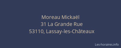 Moreau Micka&euml;l