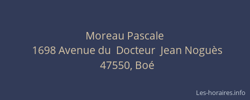 Moreau Pascale