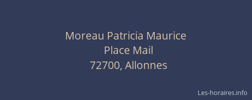 Moreau Patricia Maurice