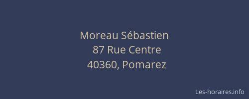 Moreau Sébastien