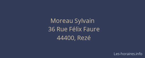 Moreau Sylvain