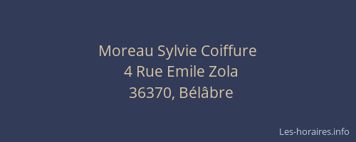 Moreau Sylvie Coiffure
