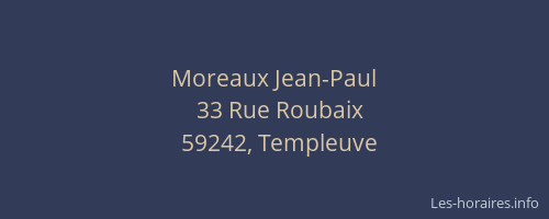 Moreaux Jean-Paul