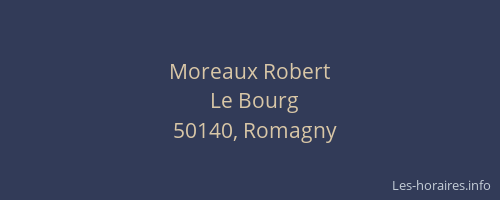 Moreaux Robert