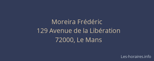 Moreira Frédéric