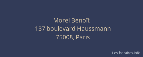 Morel Benoît