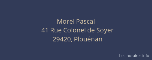 Morel Pascal