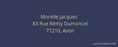 Morelle Jacques