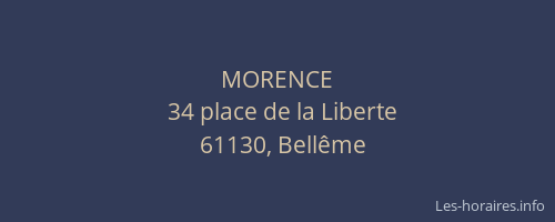 MORENCE