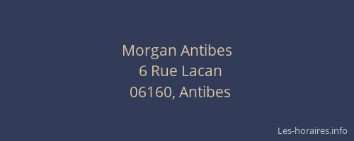 Morgan Antibes