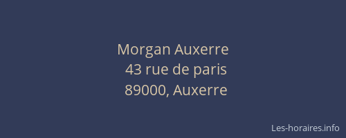 Morgan Auxerre