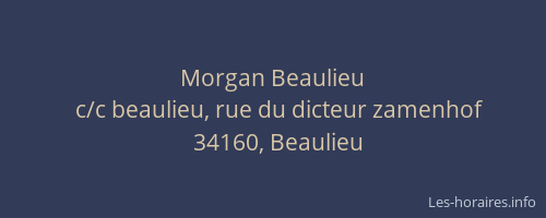Morgan Beaulieu