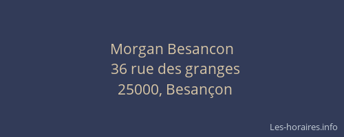 Morgan Besancon