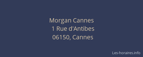 Morgan Cannes
