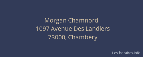 Morgan Chamnord