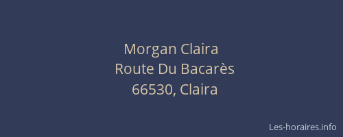 Morgan Claira