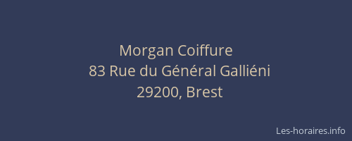 Morgan Coiffure