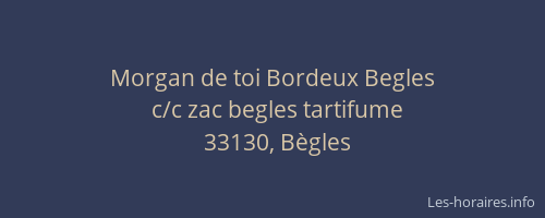 Morgan de toi Bordeux Begles