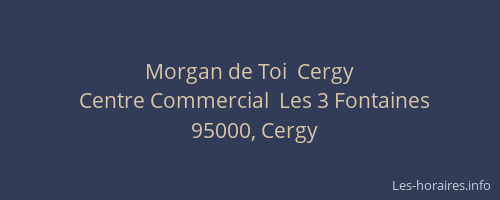 Morgan de Toi  Cergy