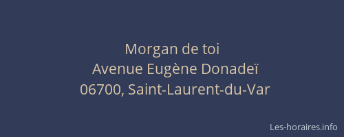 Morgan de toi