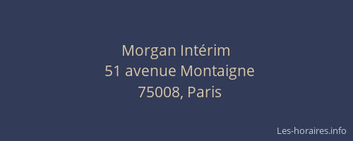 Morgan Intérim