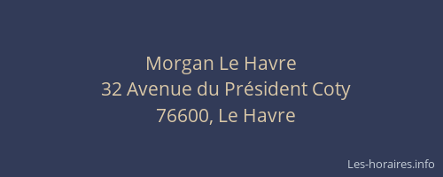 Morgan Le Havre