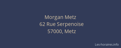 Morgan Metz