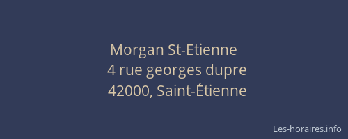 Morgan St-Etienne