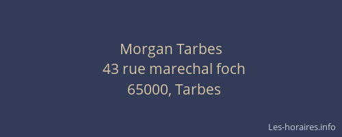 Morgan Tarbes