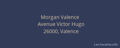 Morgan Valence