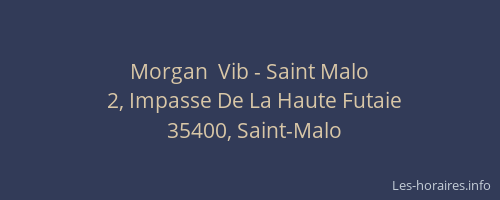 Morgan  Vib - Saint Malo